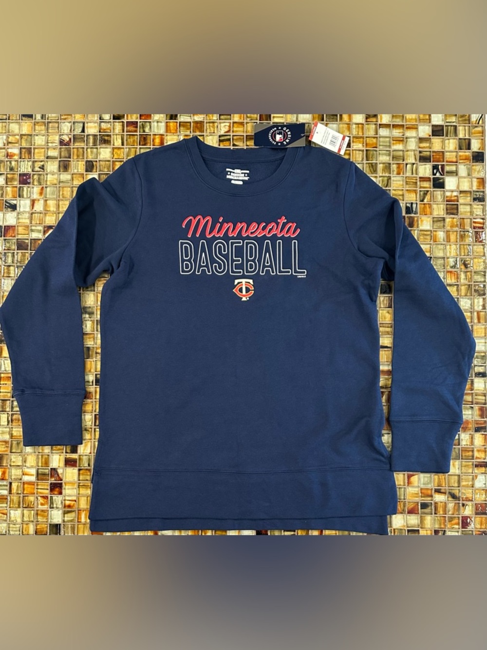 NWT Minnesota Twins Women's Long Sleeve Pullover Top~XL~$40